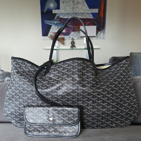 Black and Brown Fashion Tote Bag - Picture 3 of 13